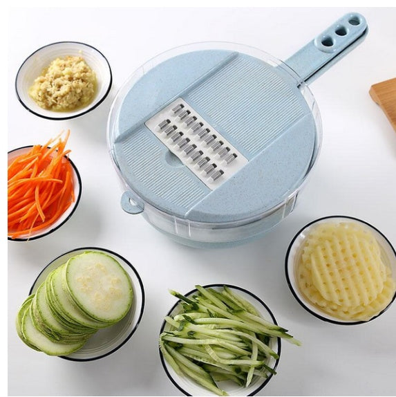 8-in-1 Vegetable Slicer With Strainer