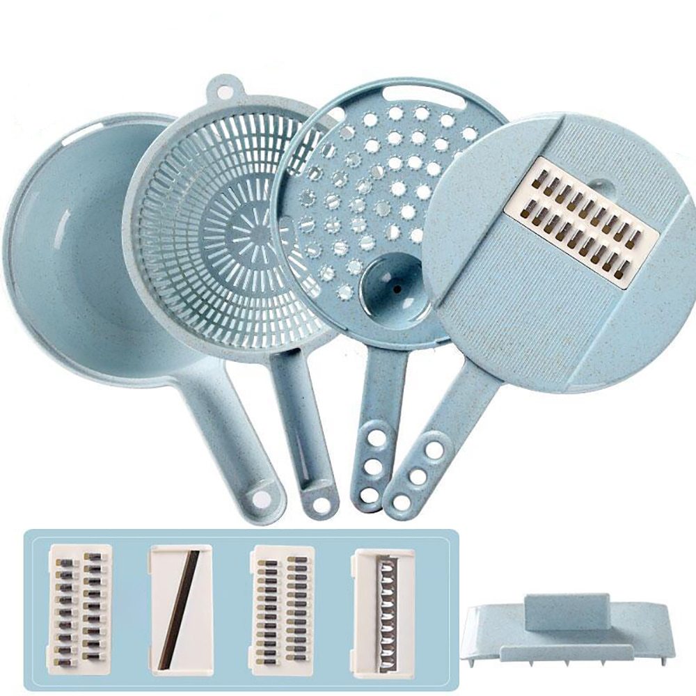 8-in-1 Vegetable Slicer With Strainer