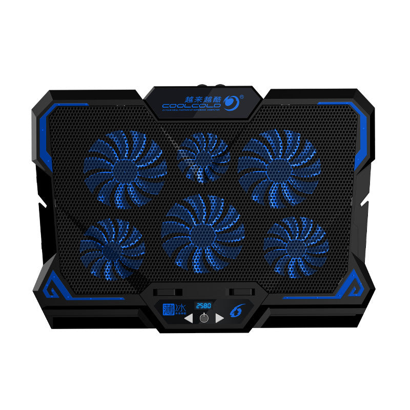 Ice Six-Fan Touch Screen Notebook Radiator