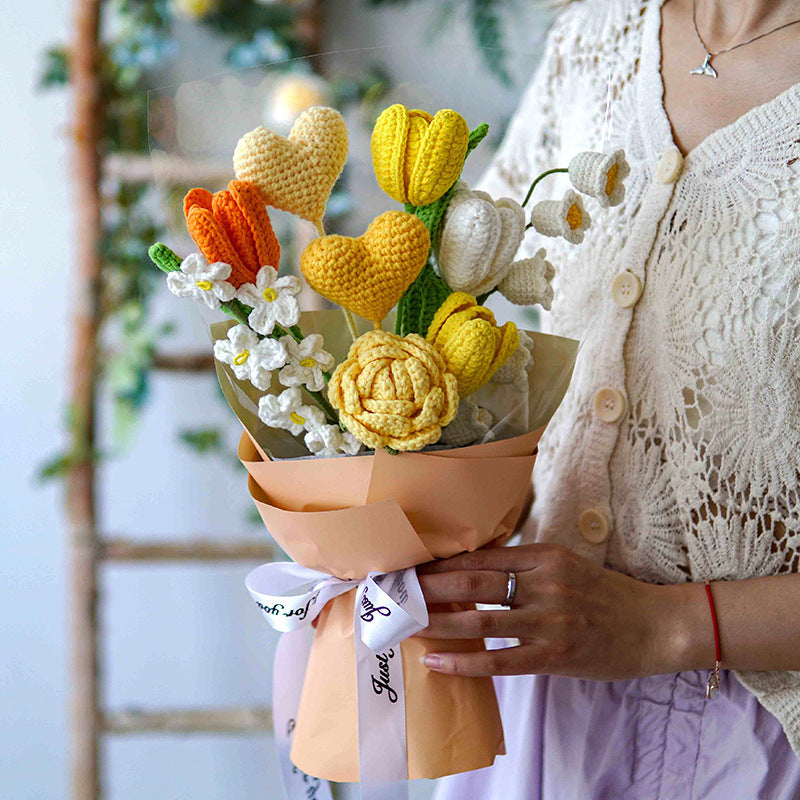 Diy Hand-Woven Bouquet Gifts