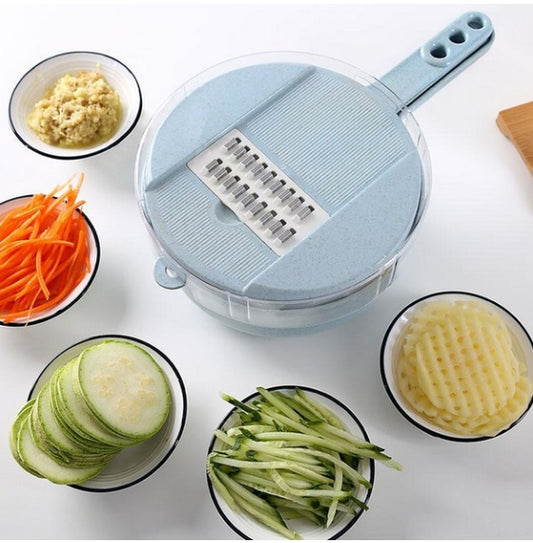 8-in-1 Vegetable Slicer With Strainer