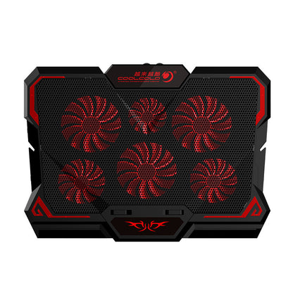 Ice Six-Fan Touch Screen Notebook Radiator