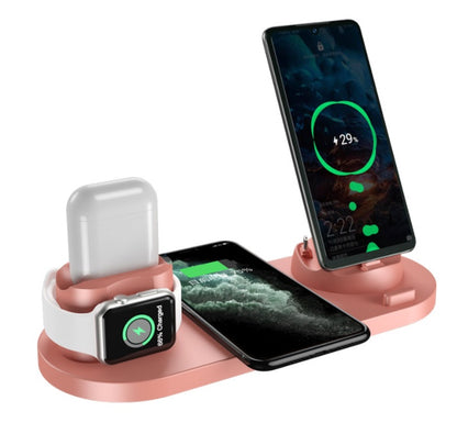 6-in-1Wireless  Charging Dock Station