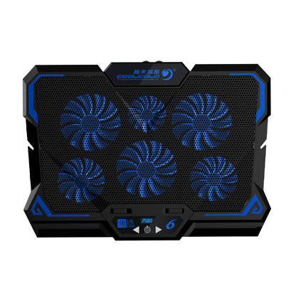 Ice Six-Fan Touch Screen Notebook Radiator