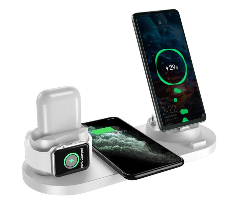 6-in-1Wireless  Charging Dock Station