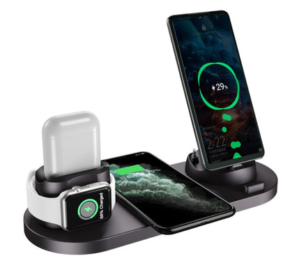 6-in-1Wireless  Charging Dock Station