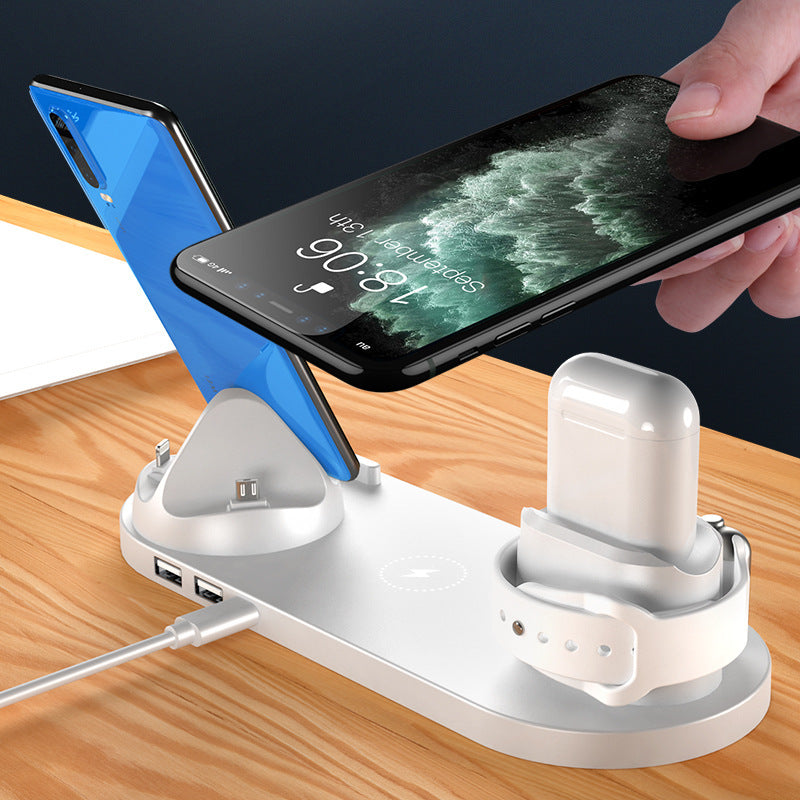 6-in-1Wireless  Charging Dock Station