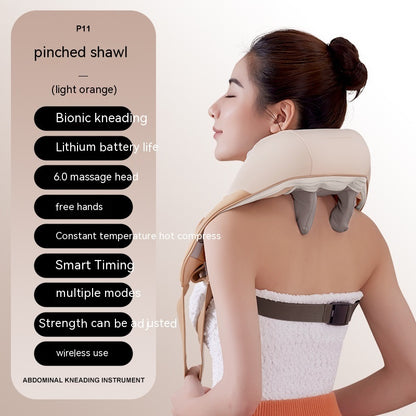 Clip Kneading Electric Shoulder And Neck Massager